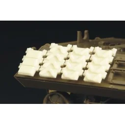 M4-M10 external track armor, 1/48 - Hauler HLX48101