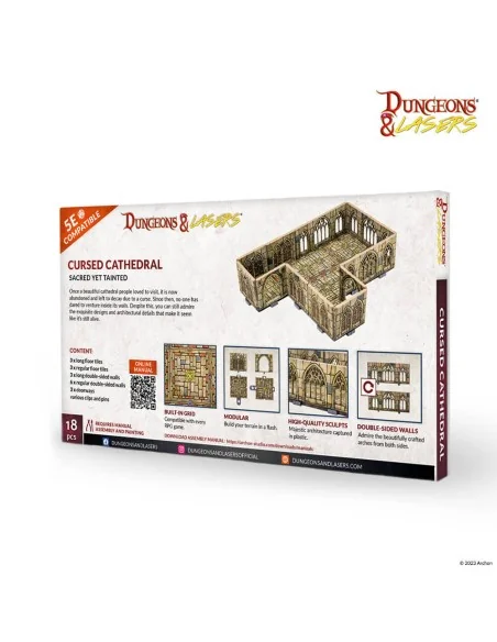 Dungeons & Lasers Expansion Set: CURSED CATHEDRAL - Archon Studio D...
