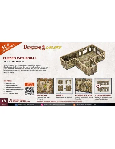 Dungeons & Lasers Expansion Set: CURSED CATHEDRAL - Archon Studio D...