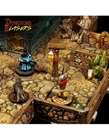 Dungeons & Lasers Dwarven Mine Half-Height Walls - Archon Studio DN...