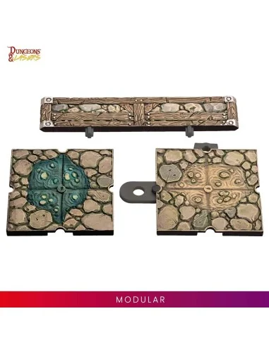 Dungeons & Lasers Dwarven Mine Half-Height Walls - Archon Studio DN...