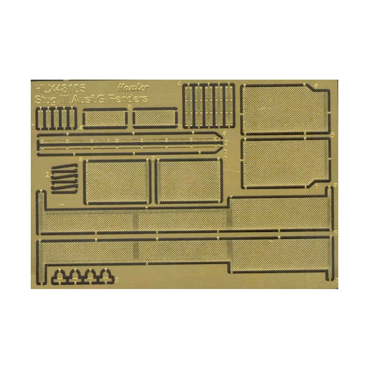 Stug III Ausf G FENDERS, 1/48 - Hauler HLX48105