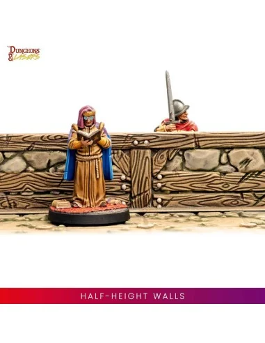 Dungeons & Lasers Dwarven Mine Half-Height Walls - Archon Studio DN...