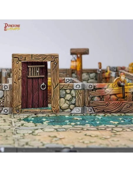 Dungeons & Lasers Dwarven Mine Half-Height Walls - Archon Studio DN...