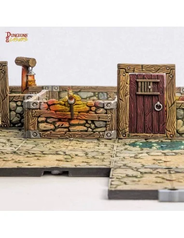 Dungeons & Lasers Dwarven Mine Half-Height Walls - Archon Studio DN...
