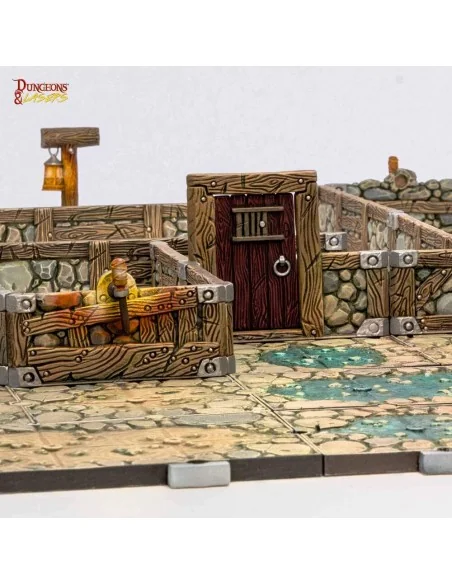 Dungeons & Lasers Dwarven Mine Half-Height Walls - Archon Studio DN...
