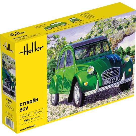 Citroen 2 CV, 1/24 - Heller 80765 Citroen 2 CV, 1/24 - Heller 80765