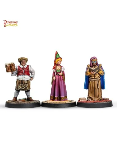 Dungeons & Lasers Miniatures: TOWNSFOLK MINIATURE PACK - Archon Stu...