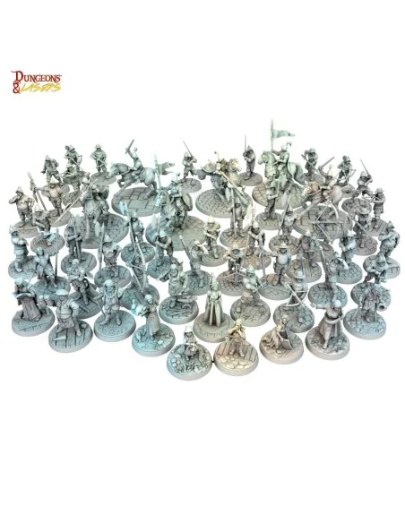 Dungeons & Lasers Miniatures: TOWNSFOLK MINIATURE PACK - Archon Stu...
