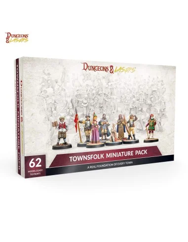 Dungeons & Lasers Miniatures: TOWNSFOLK MINIATURE PACK - Archon Stu...