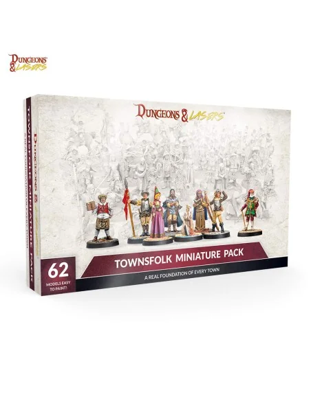 Dungeons & Lasers Miniatures: TOWNSFOLK MINIATURE PACK - Archon Stu...
