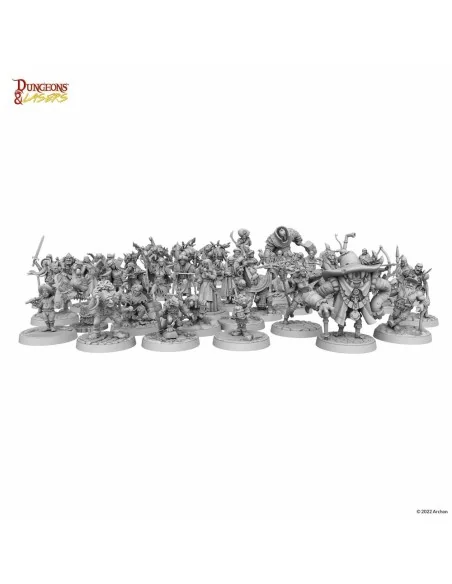 Dungeons & Lasers Miniatures: NPC MINIATURE PACK - Archon Studio DN...