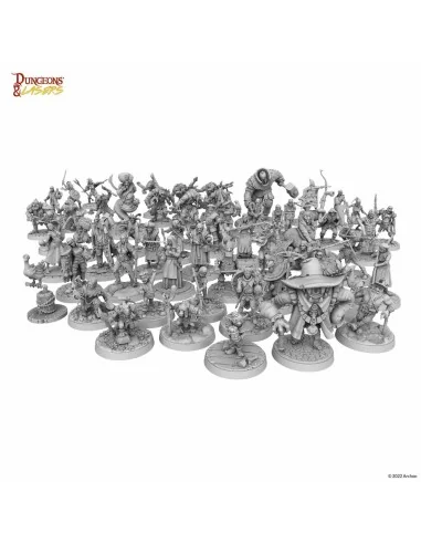 Dungeons & Lasers Miniatures: NPC MINIATURE PACK - Archon Studio DN...