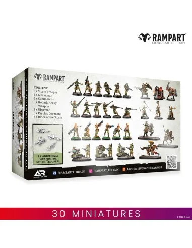 Modular Terrain: CITY DEFENDERS MINIATURE PACK - Archon Studio RAM0003