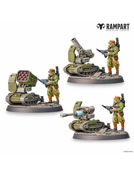 Modular Terrain: CITY DEFENDERS MINIATURE PACK - Archon Studio RAM0003