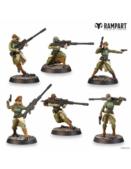Modular Terrain: CITY DEFENDERS MINIATURE PACK - Archon Studio RAM0003