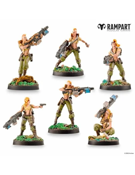 Modular Terrain: CITY DEFENDERS MINIATURE PACK - Archon Studio RAM0003