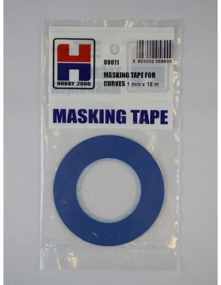 Masking Tape For Curves 1 mm x 18 m - Hobby 2000 80011
