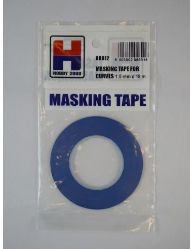 Masking Tape For Curves 1, 5 mm x 18 m - Hobby 2000 80012