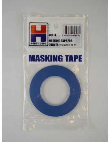 Masking Tape For Curves 2, 5 mm x 18 m - Hobby 2000 80014
