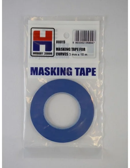 Masking Tape For Curves 3 mm x 18 m - Hobby 2000 80015