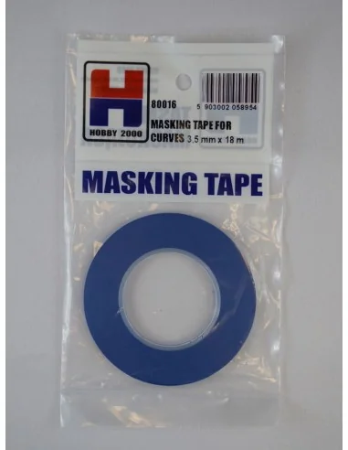 Masking Tape For Curves 3, 5 mm x 18 m - Hobby 2000 80016
