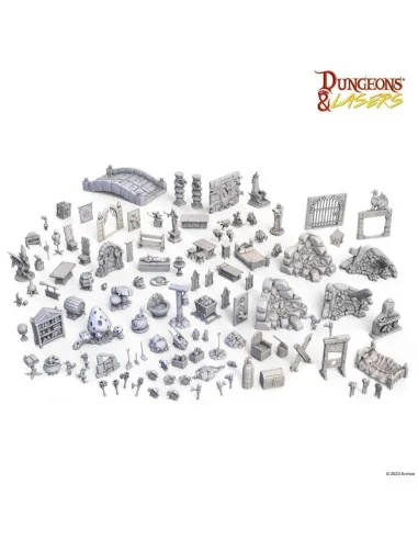 Dungeons & Lasers Expansion Set: FANTASY PROPS PACK - Archon Studio...