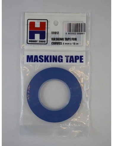 [NO_DESC] Masking Tape For Curves 4 mm x 18 m - Hobby 2000 80017