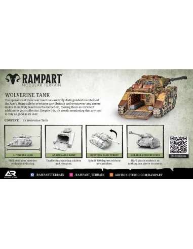 Modular Terrain: WOLVERINE TANK - Archon Studio RAM0006