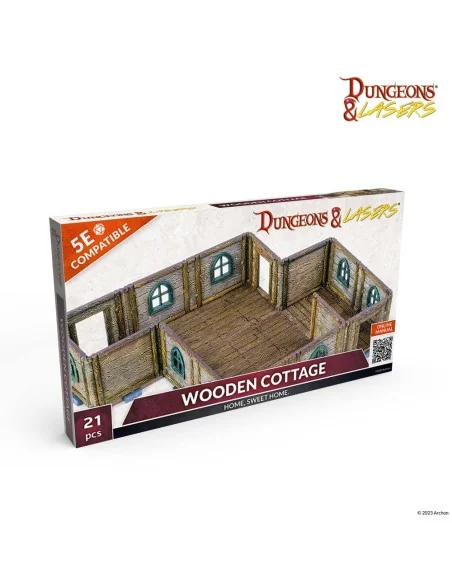 Dungeons & Lasers Expansion Set: WOODEN COTTAGE - Archon Studio DNL...