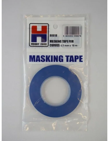 [NO_DESC] Masking Tape For Curves 4, 5 mm x 18 m - Hobby 2000 80018