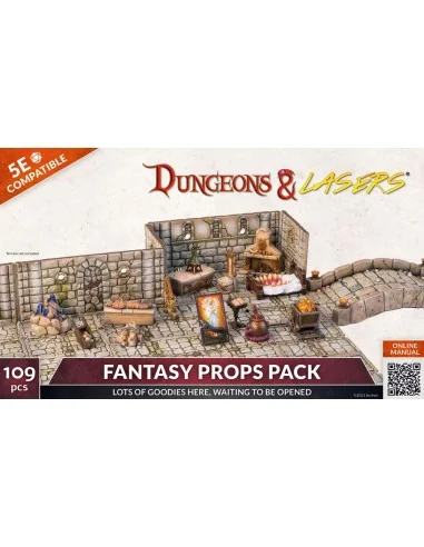 Dungeons & Lasers Expansion Set: FANTASY PROPS PACK - Archon Studio...