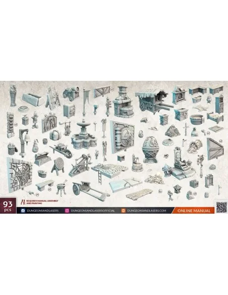 Dungeons & Lasers Expansion Set: CITY BITS BUNDLE - Archon Studio D...