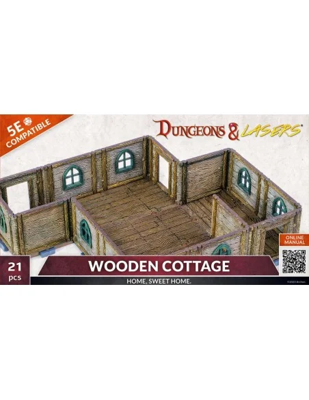 Dungeons & Lasers Expansion Set: WOODEN COTTAGE - Archon Studio DNL...