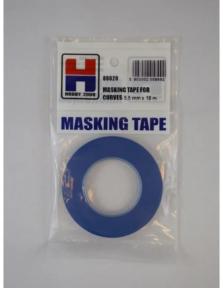 Masking Tape For Curves 5, 5 mm x 18 m - Hobby 2000 80020