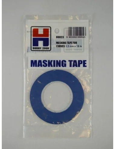 Masking Tape For Curves 0, 5 mm x 18 m - Hobby 2000 80023