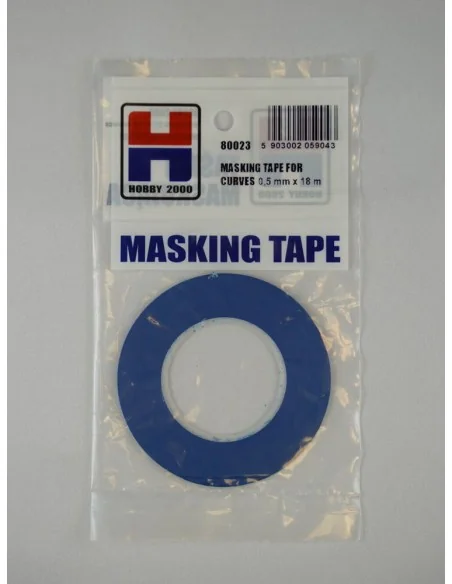 Masking Tape For Curves 0, 5 mm x 18 m - Hobby 2000 80023
