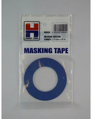 Masking Tape For Curves 0, 75 mm x 18 m - Hobby 2000 80024