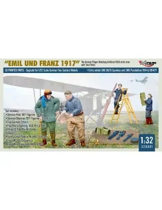 WWI German FA(A) Units Crew 'Emil und Franz 1917' w/Equipment, 1/32...