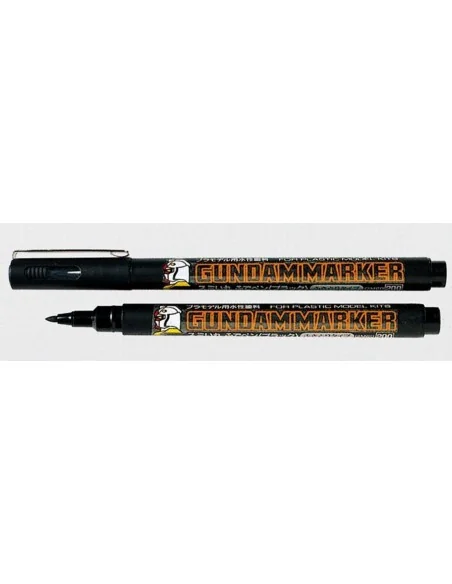 Mr Hobby -Gunze Black (Brush Type) Marker - Mr Hobby - Gunze GM-20