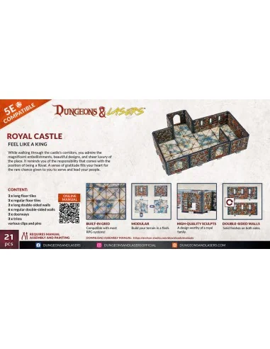 Dungeons & Lasers Expansion Set: ROYAL CASTLE - Archon Studio DNL0050
