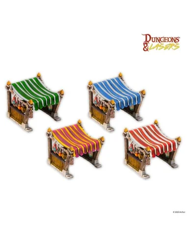 Dungeons & Lasers Expansion Set: MARKET STALLS SET - Archon Studio ...