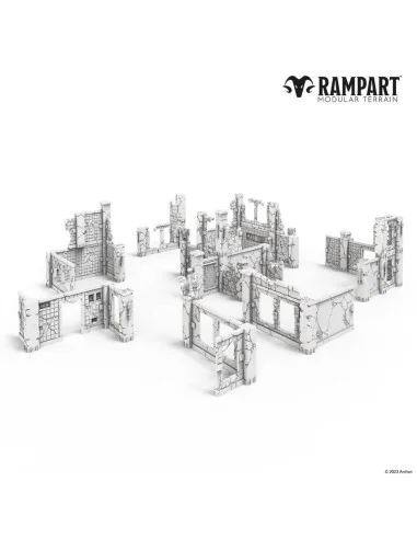 Modular Terrain: CITY RUINS - Archon Studio RAM0007