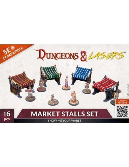 Dungeons & Lasers Expansion Set: MARKET STALLS SET - Archon Studio ...