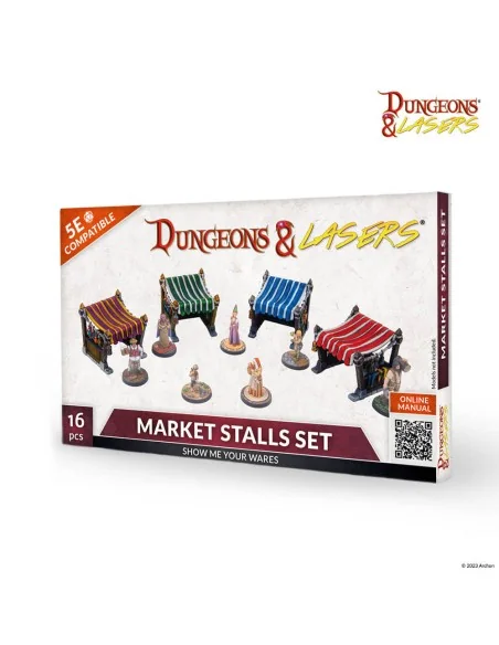 Dungeons & Lasers Expansion Set: MARKET STALLS SET - Archon Studio ...