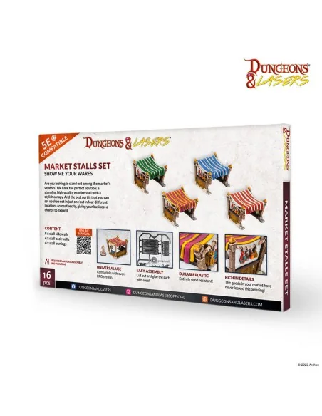 Dungeons & Lasers Expansion Set: MARKET STALLS SET - Archon Studio ...