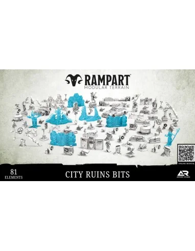 Modular Terrain: CITY RUINS BITS - Archon Studio RAM0008