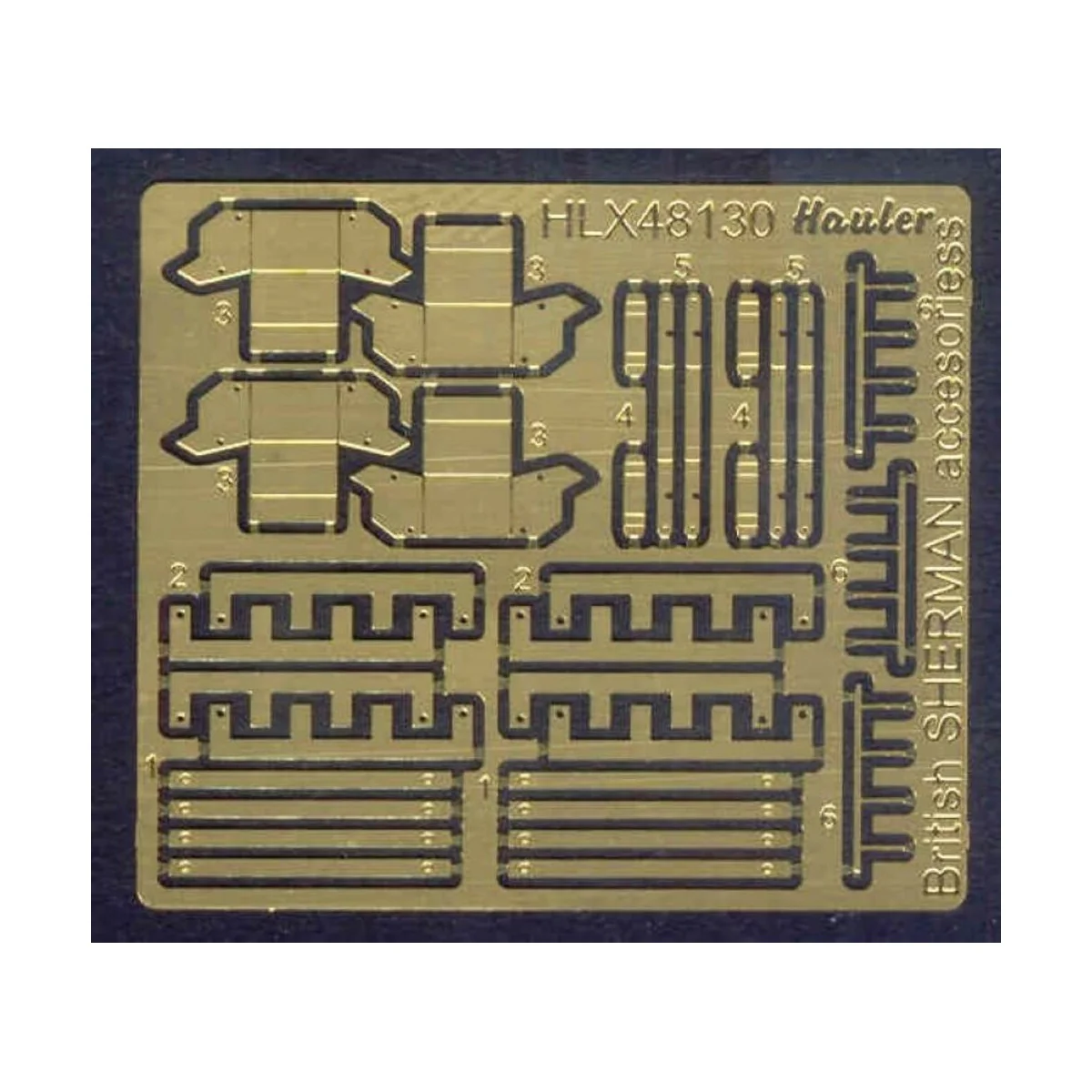 British Sherman accessories, 1/48 - Hauler HLX48130