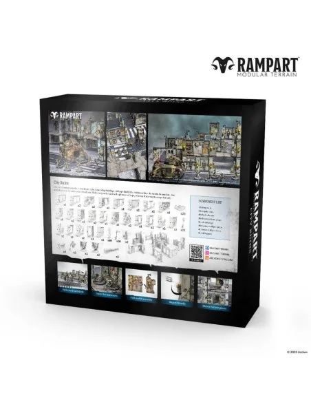 Modular Terrain: CITY RUINS - Archon Studio RAM0007