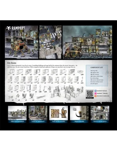 Modular Terrain: CITY RUINS - Archon Studio RAM0007